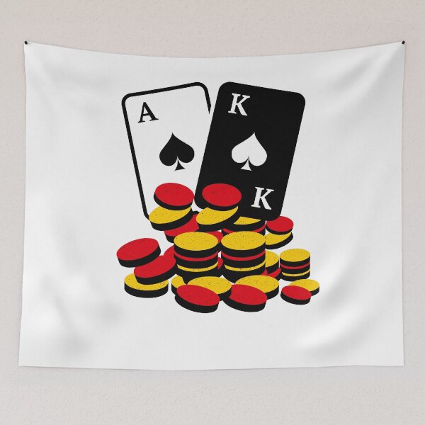 Item preview, WE PLAY POKER designed and sold by stickersrafisa.