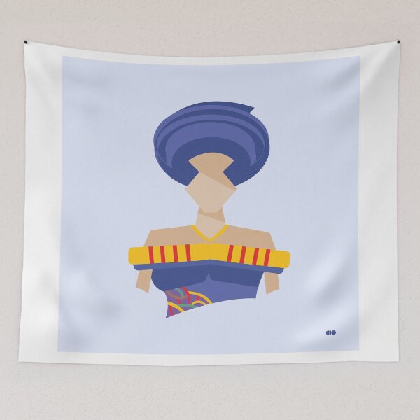 Item preview, Evo_The woman in Blue designed and sold by chinedudsn.