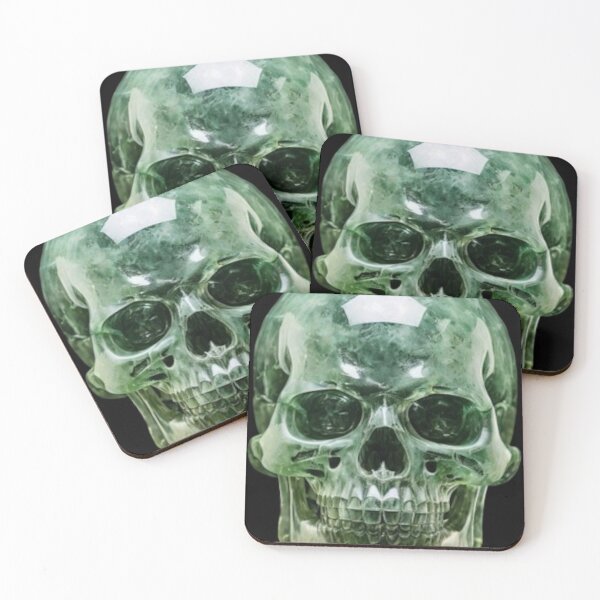Item preview, Crystal Skull (Hiddenite) designed and sold by Zendragon-Store.