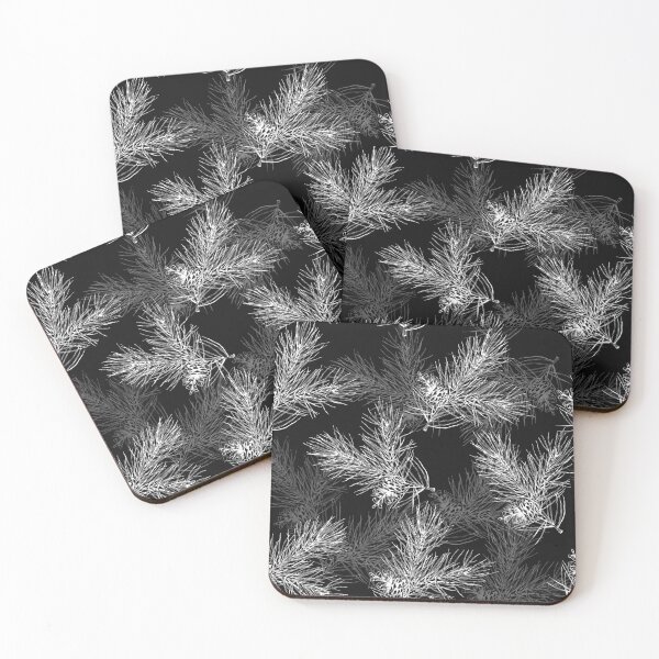 Item preview, pattern with forest branches and pine cones designed and sold by Oleksandra Yurchenko.