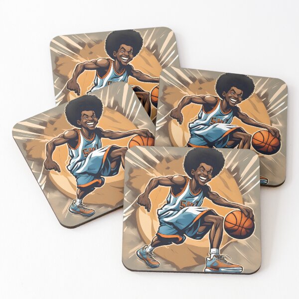 Item preview, A black man playing basketball. designed and sold by Gabi Silva.