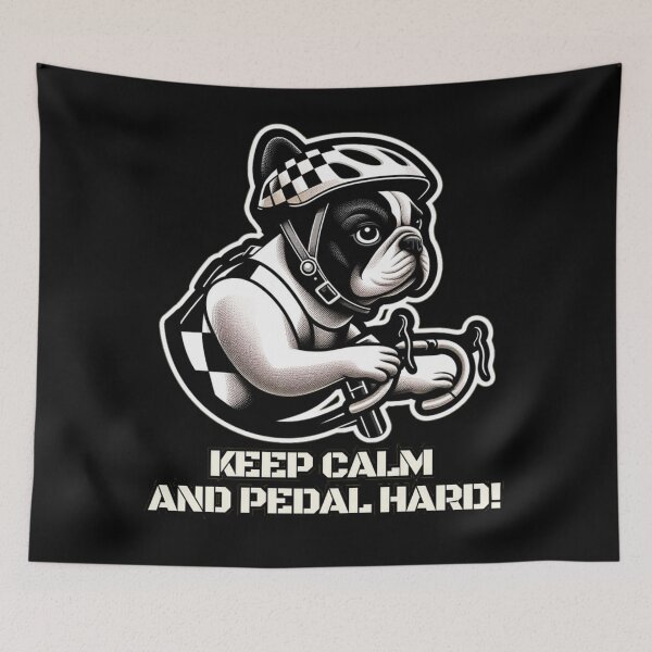 Item preview, Keep calm and pedal hard designed and sold by DShirtRepublic.