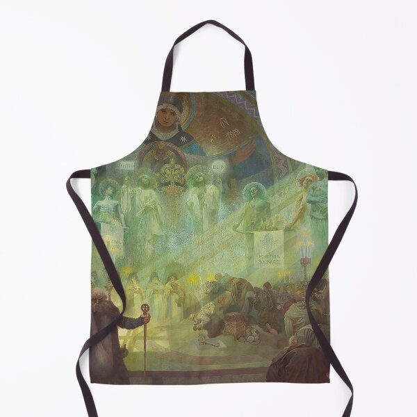 Item preview, The Slav Epic, cycle No.17 Holy Mount Athos, by Alphonse Mucha. HIGH DEFINITION designed and sold by MINDTHECHERRY.