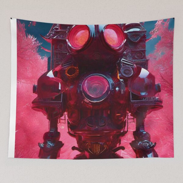 Item preview, Robot in Pinks - Sci Fi Art concept designed and sold by Delerat7.