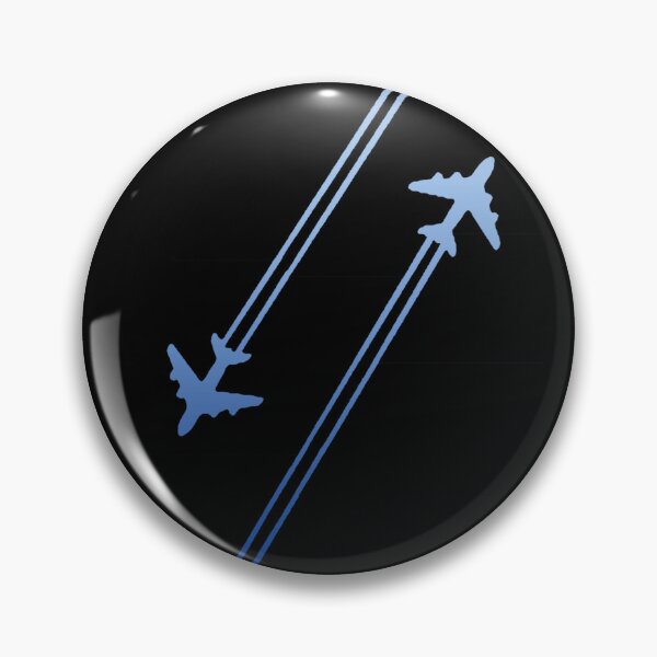 Item preview, Blue Gradient Airplanes  designed and sold by Ellia Arts.
