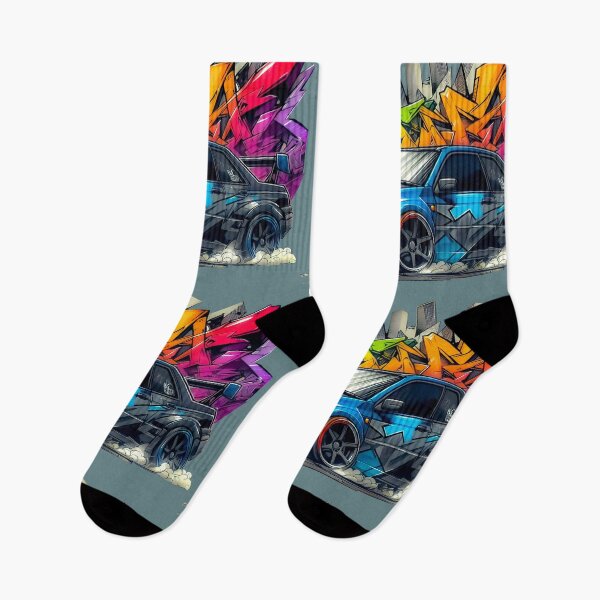 Item preview, Speed Drift Car Graffiti Style Sketch Style designed and sold by Horizon Illustration Motor Company.