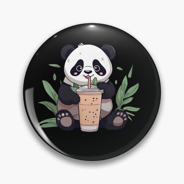 Item preview, Cute Boba Tea Lover  kawaii panda  designed and sold by Artistusha.