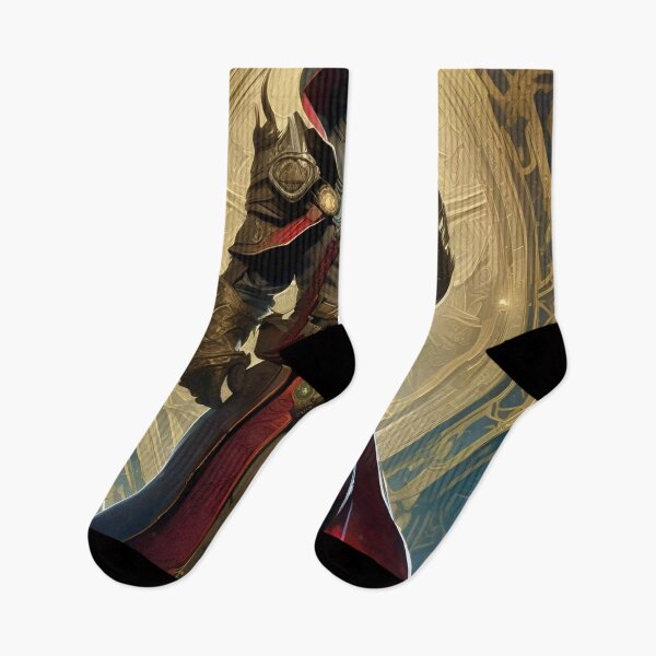 Item preview, Wizard in Red and Gold - Dark Fantasy Art concept designed and sold by Delerat7.