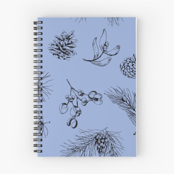 Item preview, pattern with forest branches and pine cones designed and sold by Oleksandra Yurchenko.