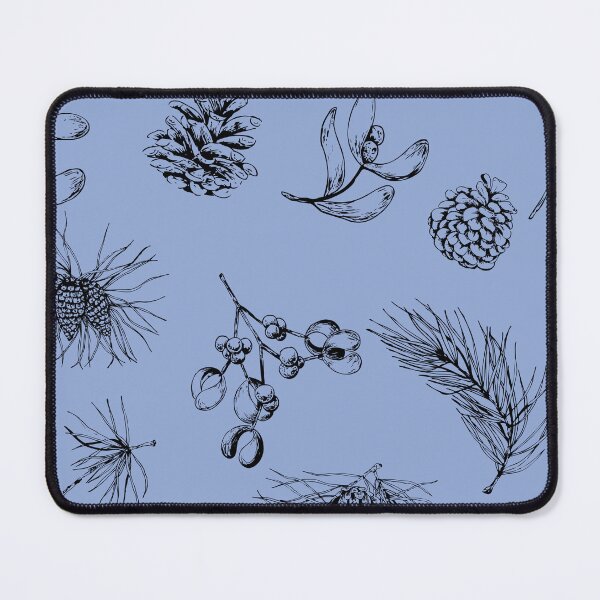 Item preview, pattern with forest branches and pine cones designed and sold by Oleksandra Yurchenko.