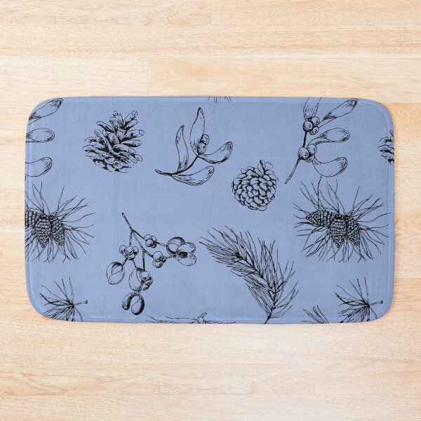 Item preview, pattern with forest branches and pine cones designed and sold by Oleksandra Yurchenko.