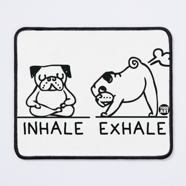 Item preview, Inhale Exhale Dog designed and sold by TODD GOLDMAN.