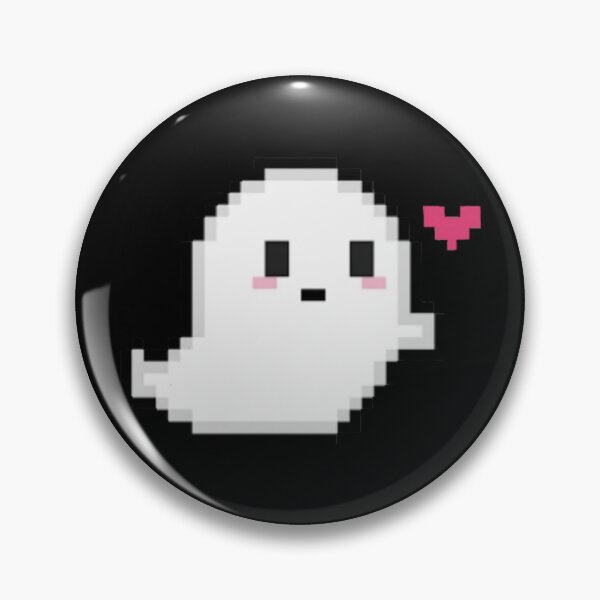 Item preview, Loving ghost pixel art designed and sold by Sabri-alba.