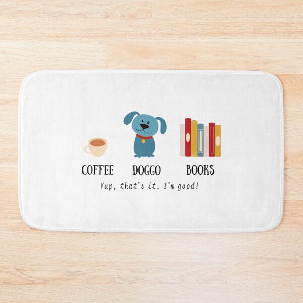 Item preview, Coffee, doggo, books cute #1 designed and sold by SusanDee.