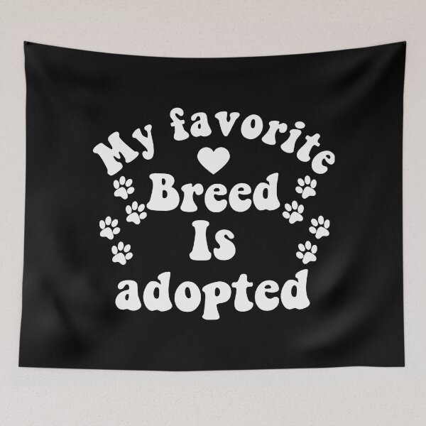 Item preview, Adopted Breed Dog and cat Lover- Paw-fect Companion Support Design designed and sold by Unitepeople.