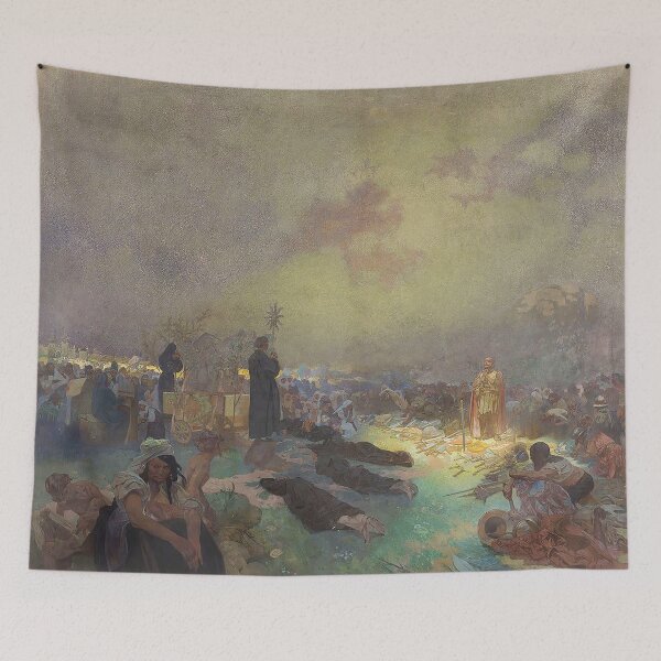 Item preview, The Slav Epic, cycle No.11 After the Battle of Vítkov Hill, by Alphonse Mucha. HIGH DEFINITION designed and sold by MINDTHECHERRY.