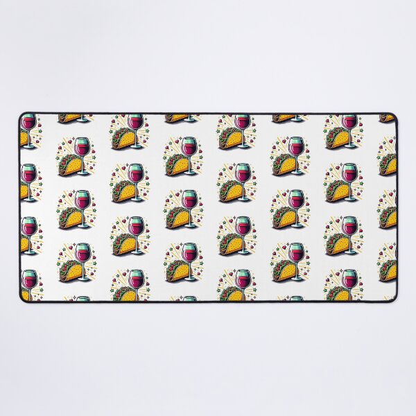 Item preview, Tacos and Wine designed and sold by PeelZinc.