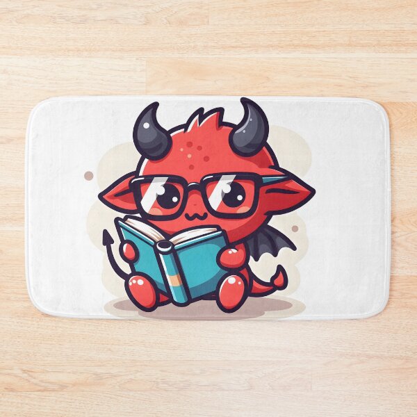 Item preview, Kawaii Chirpy Demon With Glasses designed and sold by CanvasCutie.