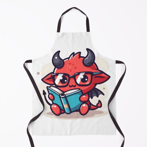 Item preview, Kawaii Chirpy Demon With Glasses designed and sold by CanvasCutie.