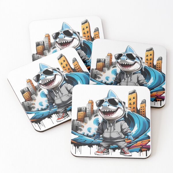 Item preview, Cool Shark, Urban Graffiti designed and sold by DMiracleStore.