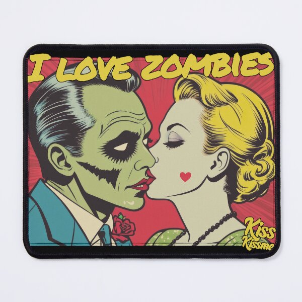 Item preview, i love zombies designed and sold by DiscoKiss - Quality printing guaranteed..