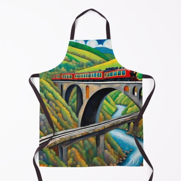 Item preview, Train crossing ravine designed and sold by George Hutton Hunter.