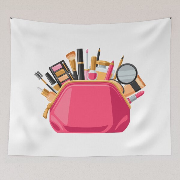 Item preview, Makeup lover bag, cosmetic pouch, travel organizer, makeup love designed and sold by Rsartist01.
