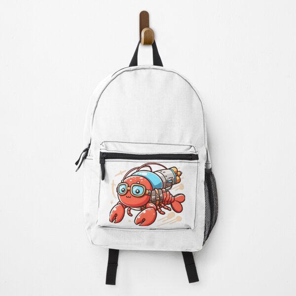 Item preview, Kawaii Lobster With A Jetpack designed and sold by CanvasCutie.