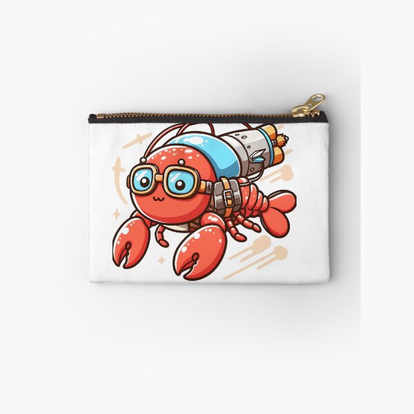 Item preview, Kawaii Lobster With A Jetpack designed and sold by CanvasCutie.