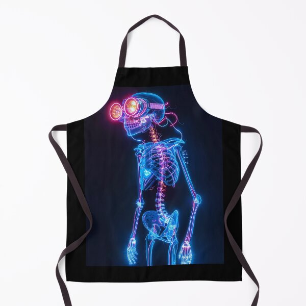 Aperçu de l'œuvre "X-Ray Majesty: Anatomy of a Wild Skull" créée et vendue par Art-Vortex-fr.