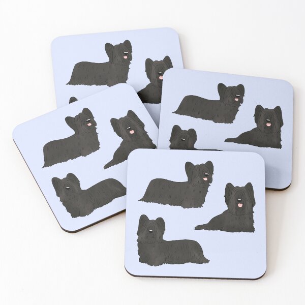 Item preview, Black Skye terrier dog pack  designed and sold by Yaragold.