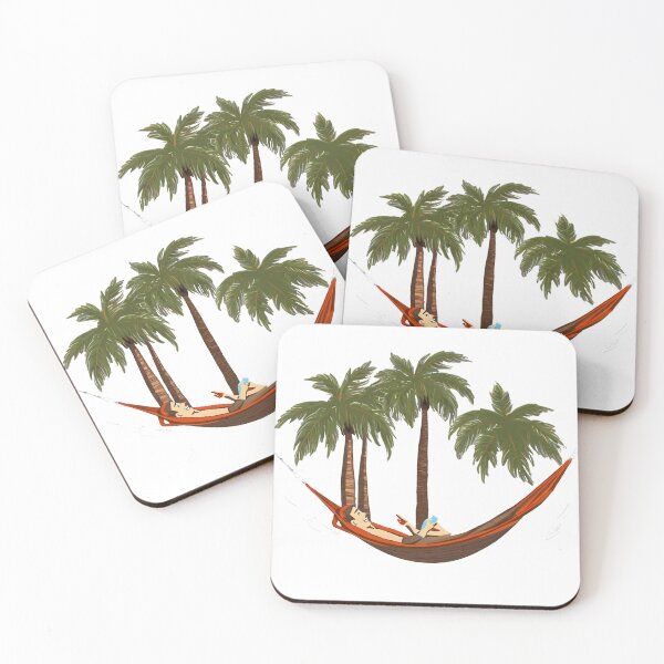 Item preview, It's Time to Enjoy Hammock among the Palms designed and sold by omerfdln34.