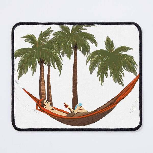 Item preview, It's Time to Enjoy Hammock among the Palms designed and sold by omerfdln34.