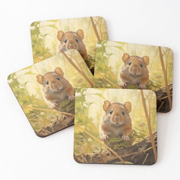 Item preview, Cute Field Vole in Forest designed and sold by Animalia Artistry.