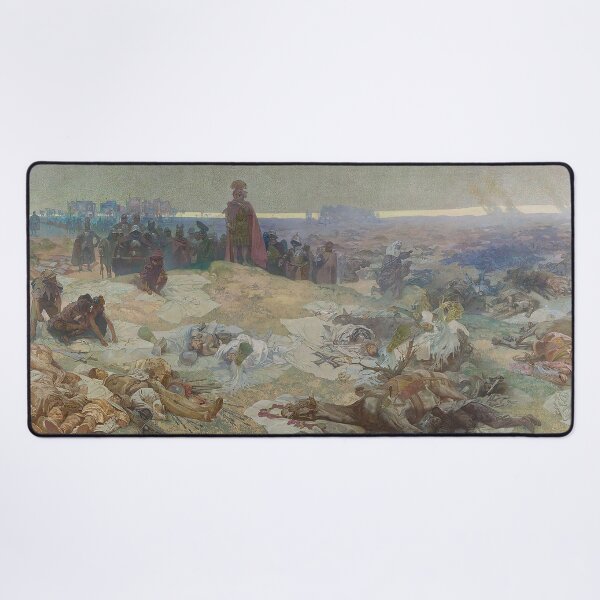 Item preview, The Slav Epic, cycle No.10. After the Battle of Grunwald, by Alphonse Mucha. HIGH DEFINITION designed and sold by MINDTHECHERRY.
