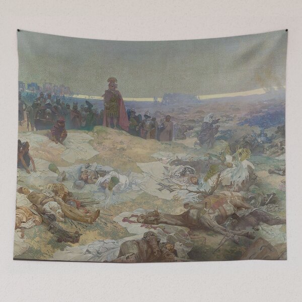 Item preview, The Slav Epic, cycle No.10. After the Battle of Grunwald, by Alphonse Mucha. HIGH DEFINITION designed and sold by MINDTHECHERRY.