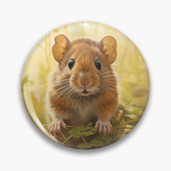 Item preview, Cute Field Vole in Forest designed and sold by Animalia Artistry.