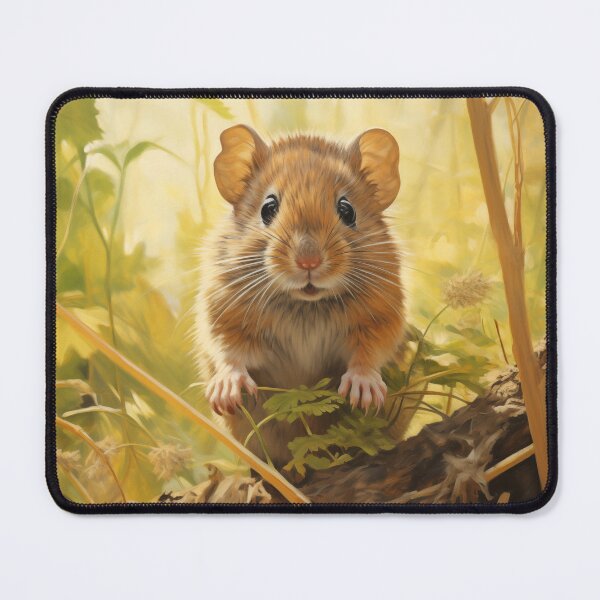 Item preview, Cute Field Vole in Forest designed and sold by Animalia Artistry.