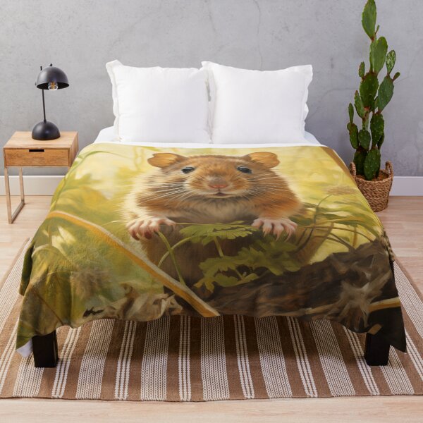 Item preview, Cute Field Vole in Forest designed and sold by Animalia Artistry.