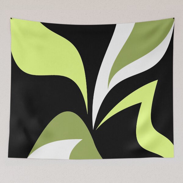 Item preview, Abstract Swirl Wave In Lime Green designed and sold by studioart.