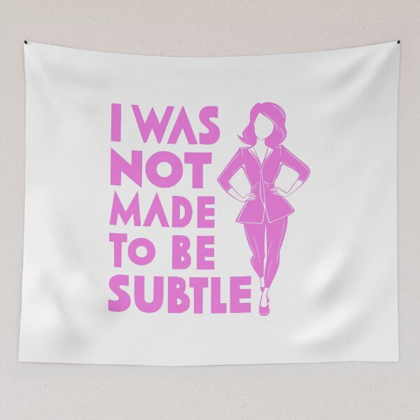Item preview, I Was Not Made To Be Subtle! Pink designed and sold by PMCreative.