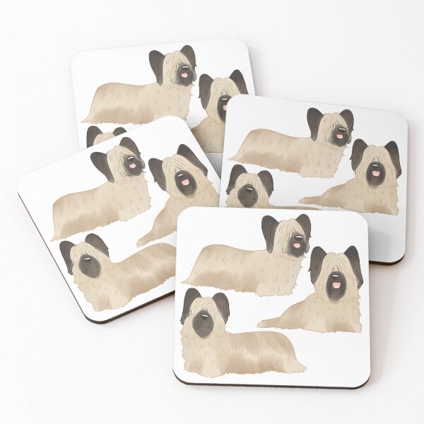 Item preview, Cute Skye terrier dog pattern  designed and sold by Yaragold.