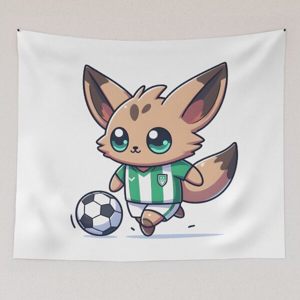Item preview, Kawaii Xenops With A Soccer Jersey designed and sold by CanvasCutie.