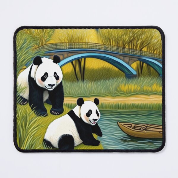 Item preview, Cute Panda Bear Playing Near The River Zoo Pals Animal Cutest T-Shirts designed and sold by sportsimpact.