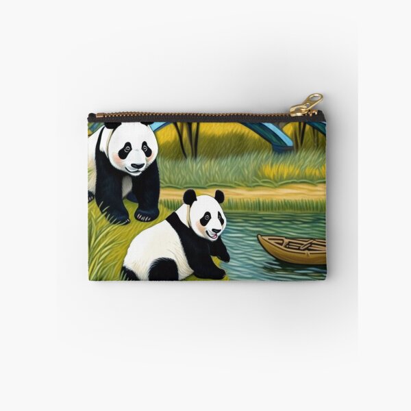 Item preview, Cute Panda Bear Playing Near The River Zoo Pals Animal Cutest T-Shirts designed and sold by sportsimpact.