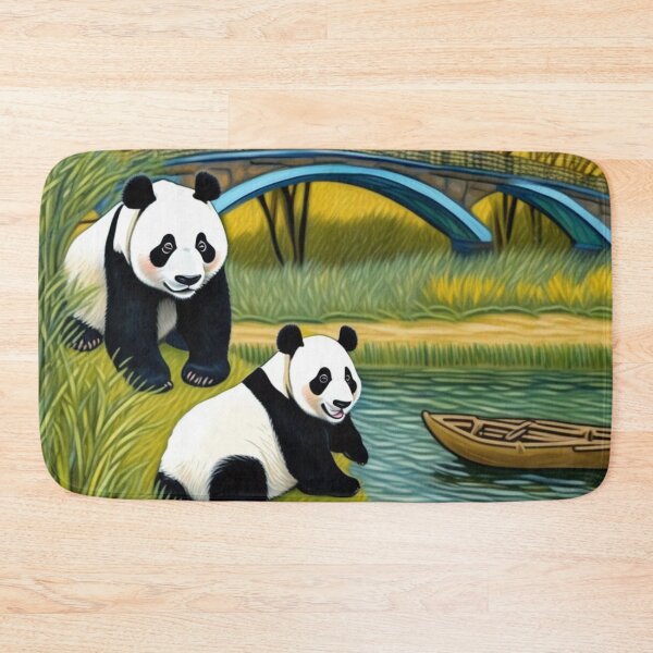 Item preview, Cute Panda Bear Playing Near The River Zoo Pals Animal Cutest T-Shirts designed and sold by sportsimpact.