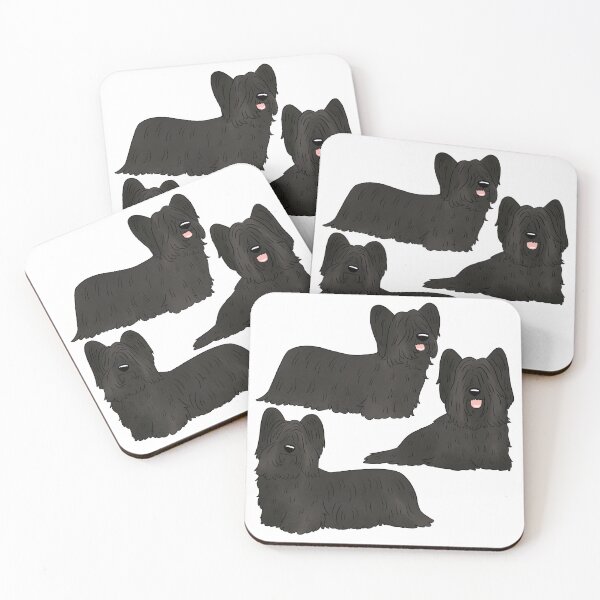 Item preview, Cute Skye terrier dog pattern  designed and sold by Yaragold.