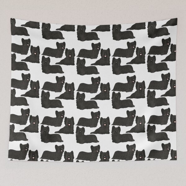 Item preview, Cute Skye terrier dog pattern  designed and sold by Yaragold.