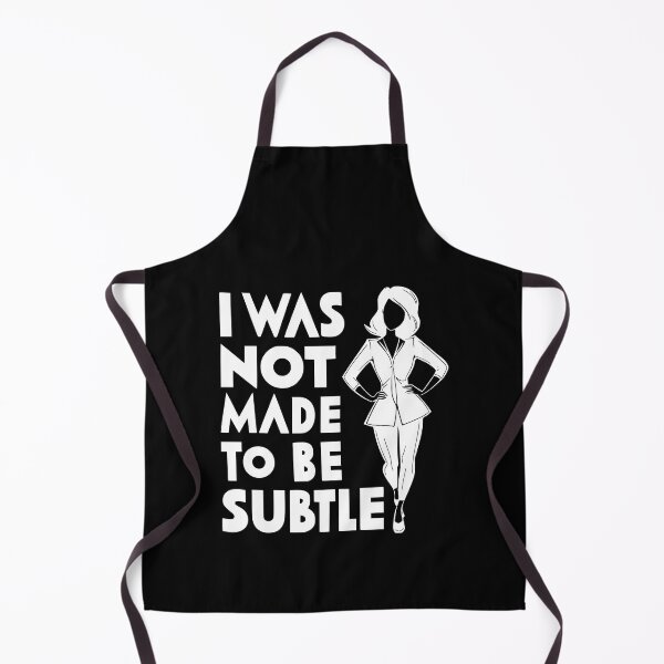 Item preview, I Was Not Made To Be Subtle! Black And White designed and sold by PMCreative.