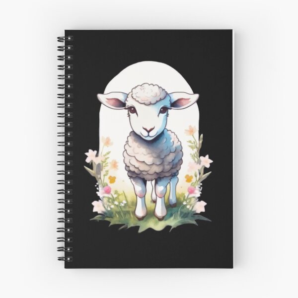 Item preview, watercolor easter lamb designed and sold by EuropeanPrints.
